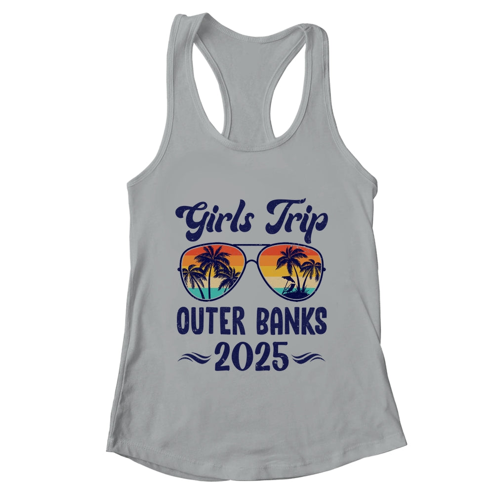 Outer Banks Girls Trip Beach Vacation 2025 Matching Group Shirt & Tank Top | teecentury