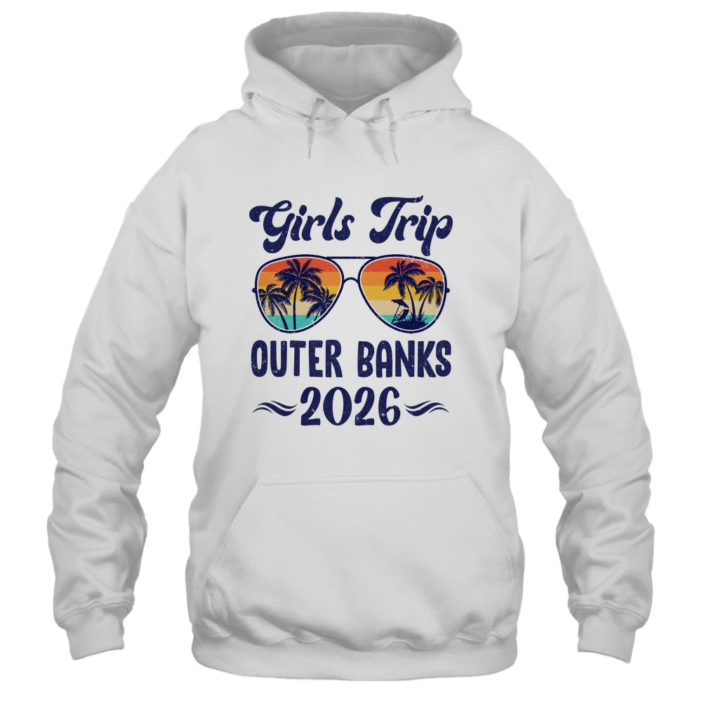 Outer Banks Girls Trip Beach Vacation 2026 Matching Group Shirt & Tank Top | teecentury