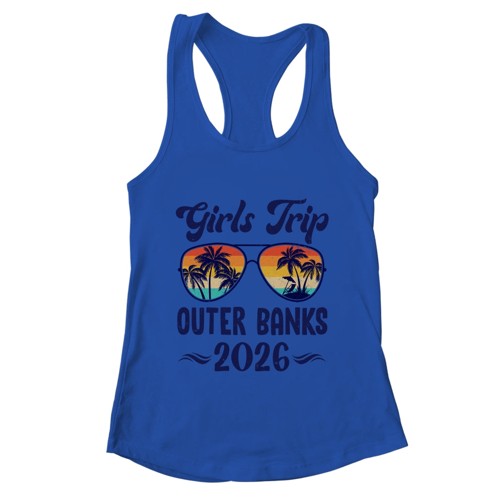 Outer Banks Girls Trip Beach Vacation 2026 Matching Group Shirt & Tank Top | teecentury