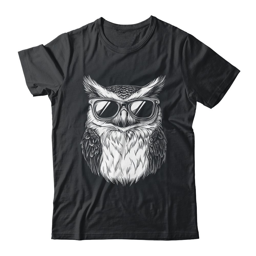 Owl Sunglasses Graphic Funny Owl Lover Men Women Kids Shirt & Hoodie | teecentury
