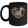 PEDS Crew Nurse Fall Heart Pediatric Pumpkin Thanksgiving Mug | teecentury
