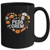 PEDS Crew Nurse Fall Heart Pediatric Pumpkin Thanksgiving Mug | teecentury