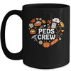 PEDS Crew Nurse Fall Heart Pediatric Pumpkin Thanksgiving Mug | teecentury