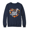 PEDS Crew Nurse Fall Heart Pediatric Pumpkin Thanksgiving Shirt & Sweatshirt | teecentury
