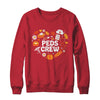 PEDS Crew Nurse Fall Heart Pediatric Pumpkin Thanksgiving Shirt & Sweatshirt | teecentury