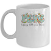 PEDS Helping Little Ones Bloom Work Pediatrics Nurse Spring Mug | teecentury