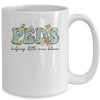 PEDS Helping Little Ones Bloom Work Pediatrics Nurse Spring Mug | teecentury