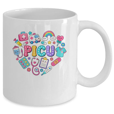 PICU Nurse Stuff Retro Pediatric Nurse ICU Peds Nursing Mug | teecentury