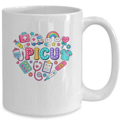 PICU Nurse Stuff Retro Pediatric Nurse ICU Peds Nursing Mug | teecentury