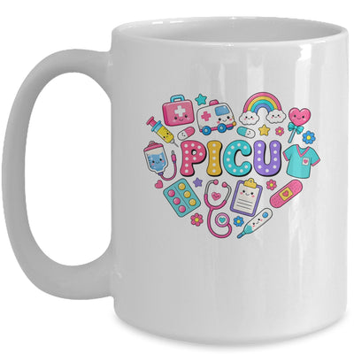 PICU Nurse Stuff Retro Pediatric Nurse ICU Peds Nursing Mug | teecentury