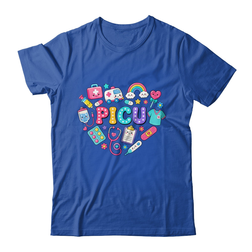 PICU Nurse Stuff Retro Pediatric Nurse ICU Peds Nursing Shirt & Hoodie | teecentury