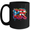 PR Graffiti Puerto Rico Flag Paint Street Art Men Women Mug | teecentury