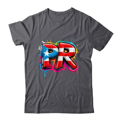 PR Graffiti Puerto Rico Flag Paint Street Art Men Women Shirt & Tank Top | teecentury