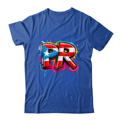 PR Graffiti Puerto Rico Flag Paint Street Art Men Women Shirt & Tank Top | teecentury