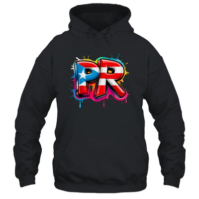 PR Graffiti Puerto Rico Flag Paint Street Art Men Women Shirt & Tank Top | teecentury
