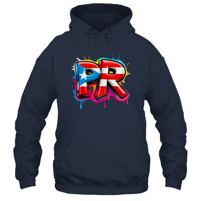 PR Graffiti Puerto Rico Flag Paint Street Art Men Women Shirt & Tank Top | teecentury