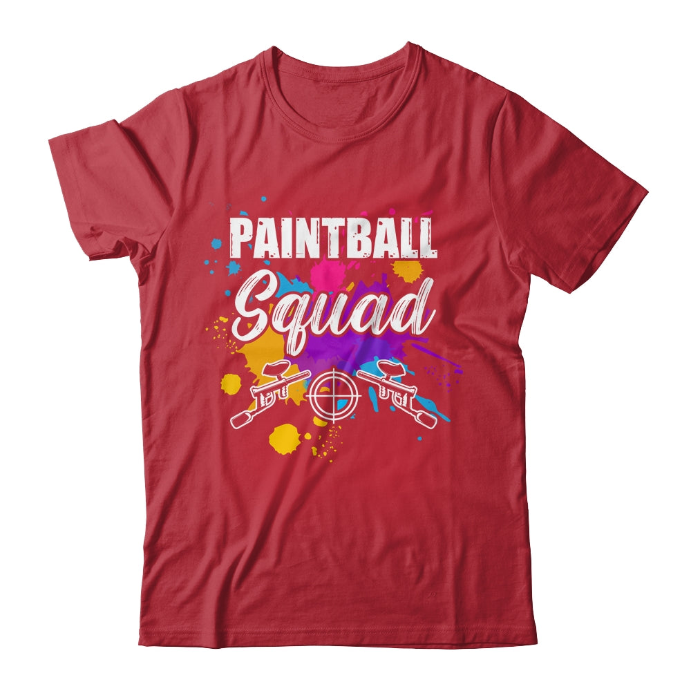 Paintball Squad Matching Birthday Party Family Team Game Shirt & Tank Top | teecentury
