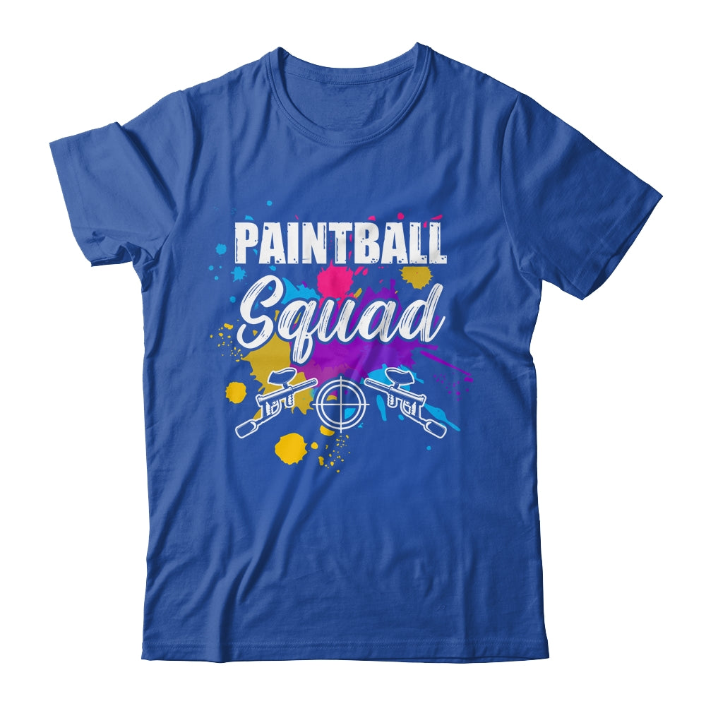 Paintball Squad Matching Birthday Party Family Team Game Shirt & Tank Top | teecentury