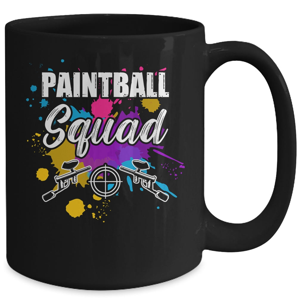 Paintball Squad Matching Birthday Party Family Team Game Mug | teecentury