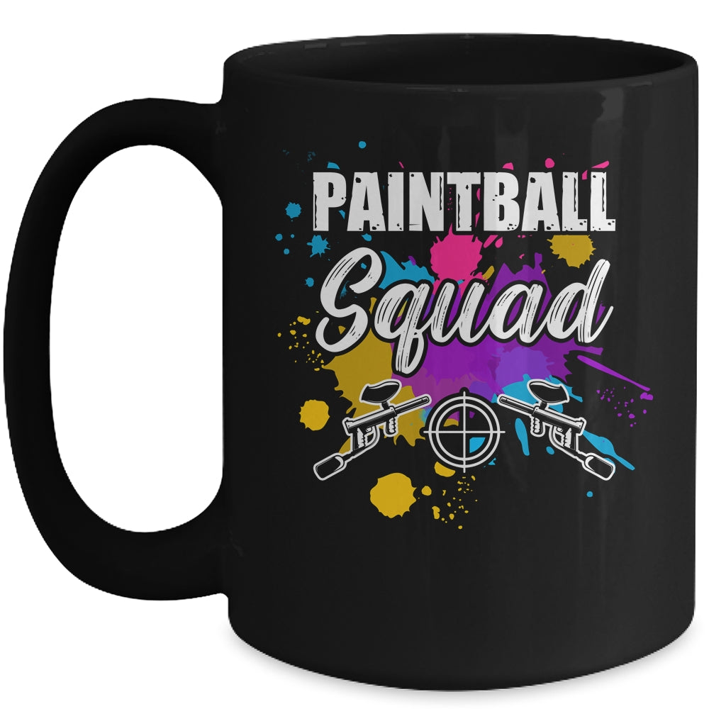 Paintball Squad Matching Birthday Party Family Team Game Mug | teecentury