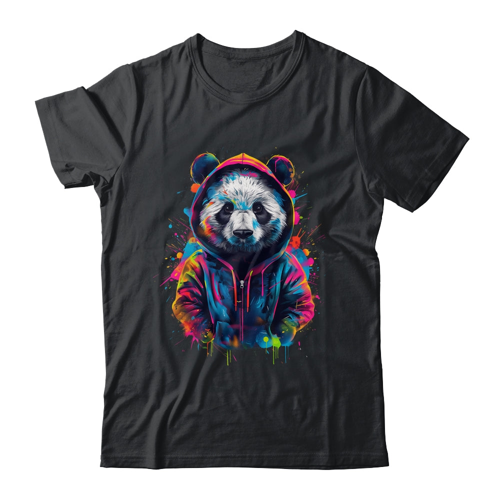 Panda Art Colourful Animal Panda For Men Women Boy Girls Shirt & Tank Top | teecentury