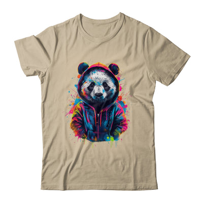 Panda Art Colourful Animal Panda For Men Women Boy Girls Shirt & Tank Top | teecentury
