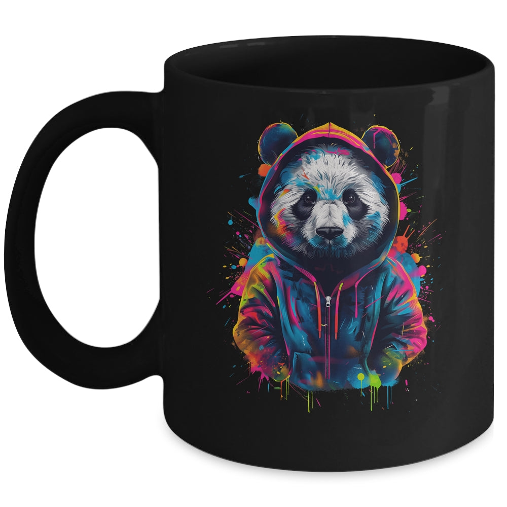 Panda Art Colourful Animal Panda For Men Women Boy Girls Mug | teecentury