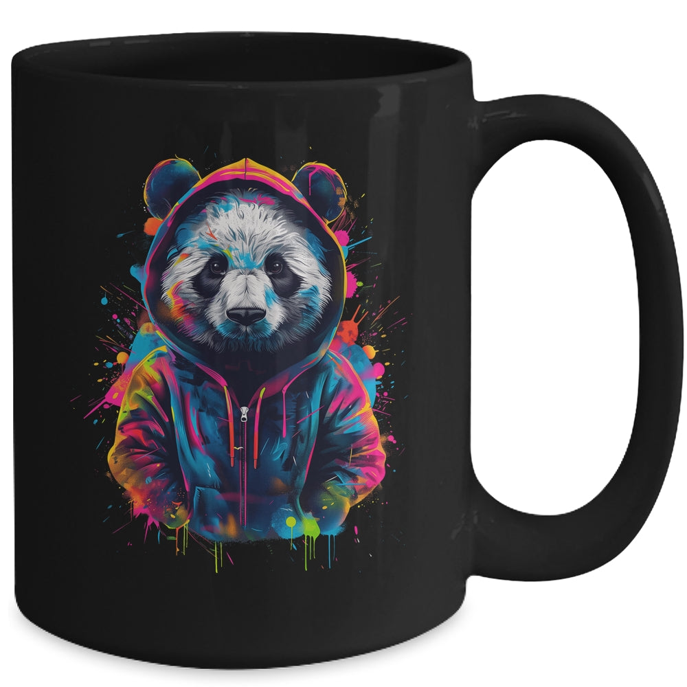 Panda Art Colourful Animal Panda For Men Women Boy Girls Mug | teecentury