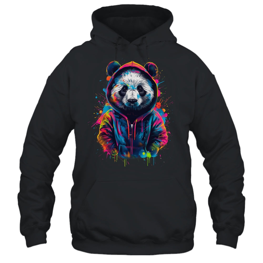 Panda Art Colourful Animal Panda For Men Women Boy Girls Shirt & Tank Top | teecentury