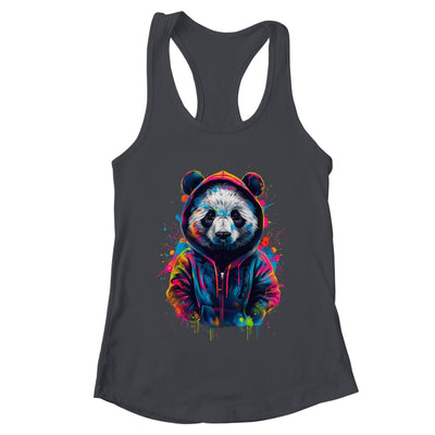 Panda Art Colourful Animal Panda For Men Women Boy Girls Shirt & Tank Top | teecentury
