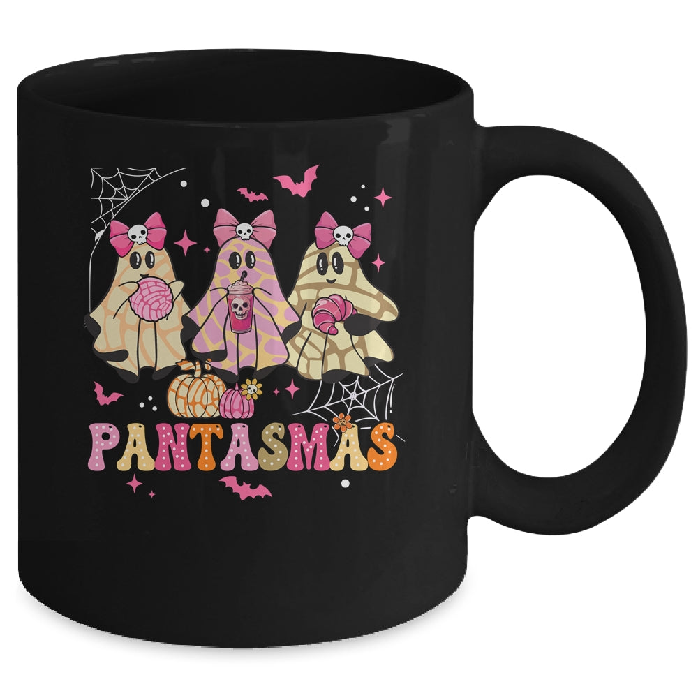 Pantasmas Ghost Funny Spooky Conchas Mexican Halloween Ghost Mug | teecentury