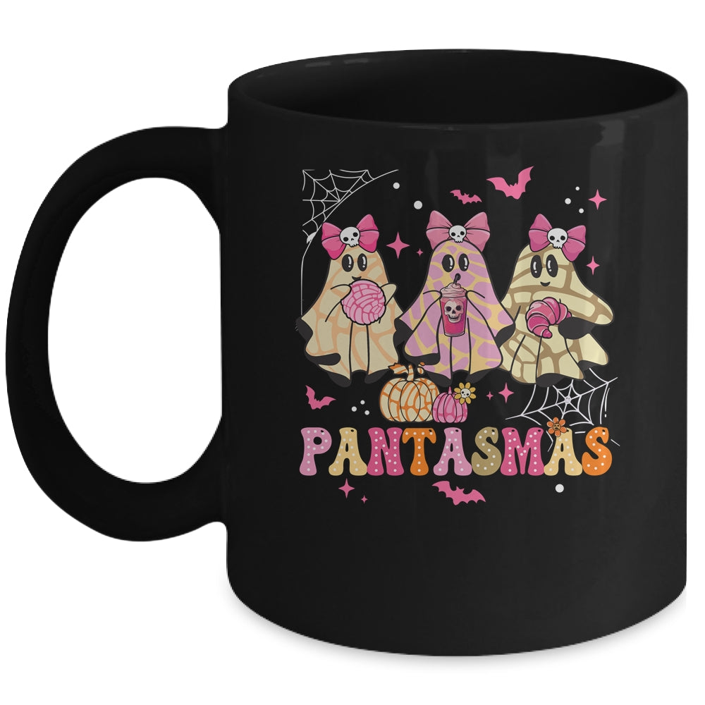 Pantasmas Ghost Funny Spooky Conchas Mexican Halloween Ghost Mug | teecentury