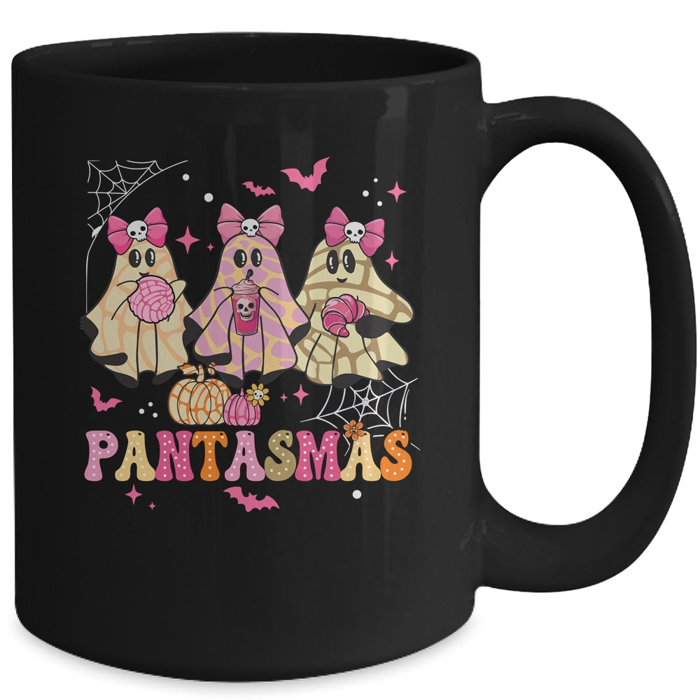 Pantasmas Ghost Funny Spooky Conchas Mexican Halloween Ghost Mug | teecentury