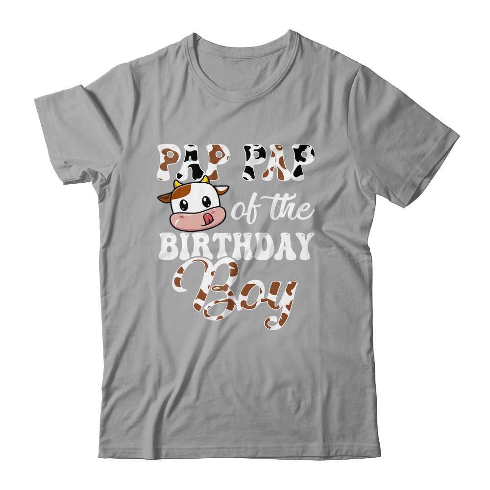 Pap Pap Of The Birthday Boy Cow Farm 1st Birthday Boy Shirt & Hoodie | teecentury