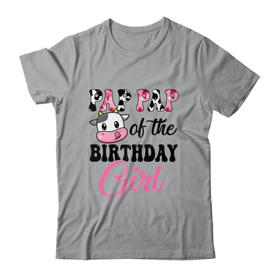 Pap Pap Of The Birthday Girl Cow Farm 1st Birthday Girl Shirt & Hoodie | teecentury