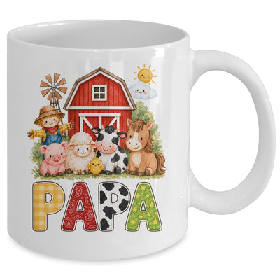 Papa Farm Cow 1St Birthday Girl Boy Matching Family Mug | teecentury