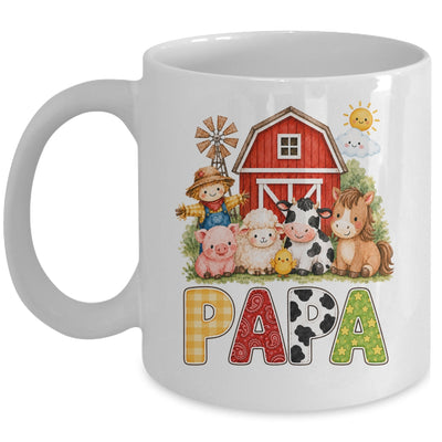 Papa Farm Cow 1St Birthday Girl Boy Matching Family Mug | teecentury