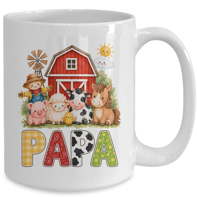 Papa Farm Cow 1St Birthday Girl Boy Matching Family Mug | teecentury