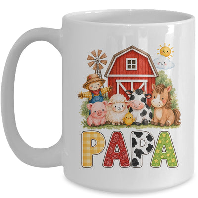Papa Farm Cow 1St Birthday Girl Boy Matching Family Mug | teecentury
