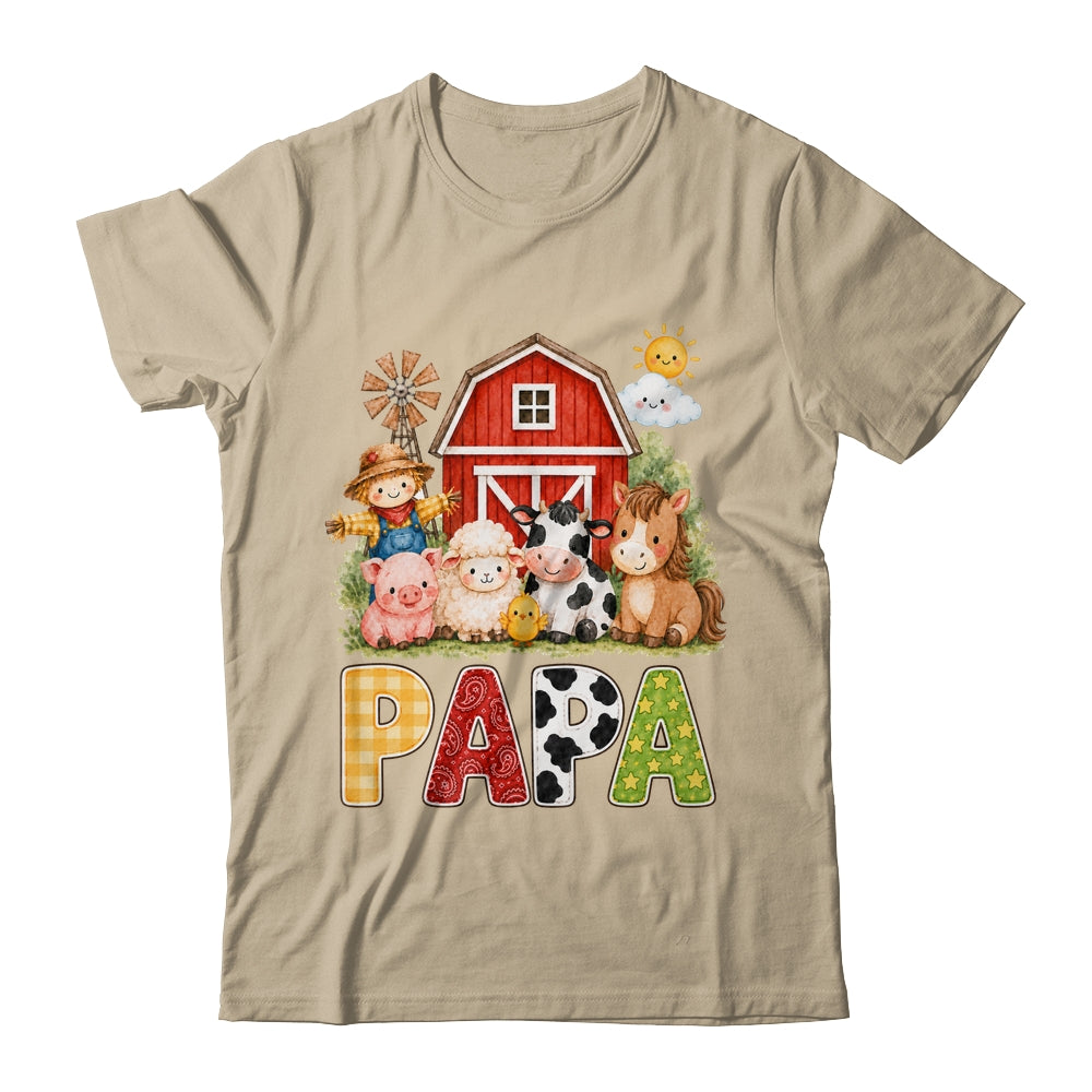 Papa Farm Cow 1St Birthday Girl Boy Matching Family Shirt & Hoodie | teecentury