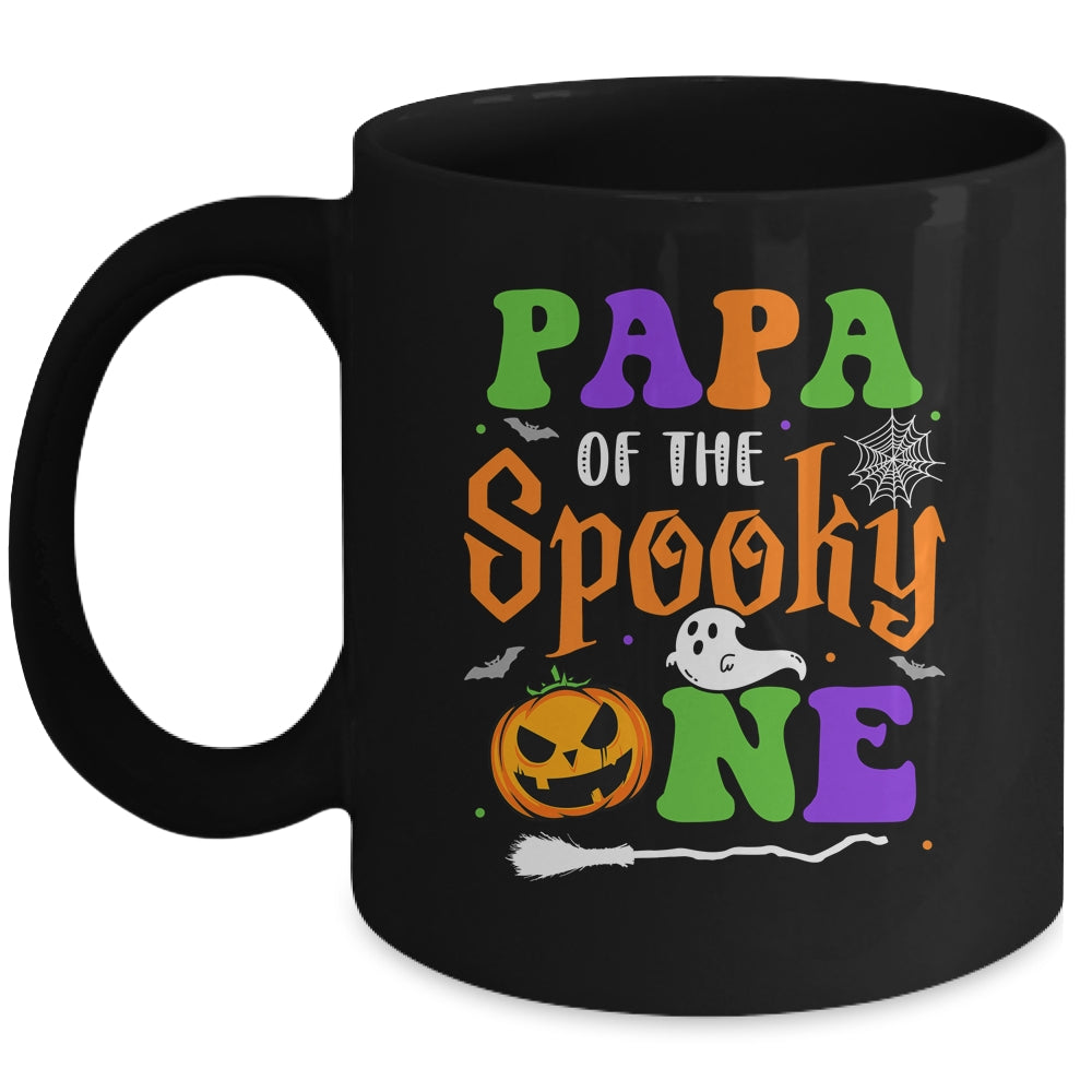 Papa Halloween 1st Birthday Boy Matching Family Spooky One Mug | teecentury
