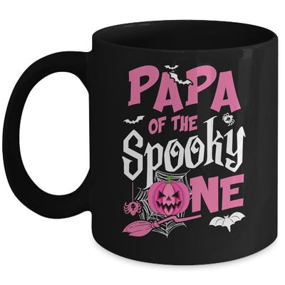 Papa Halloween 1st Birthday Girl Matching Family Spooky One Mug | teecentury