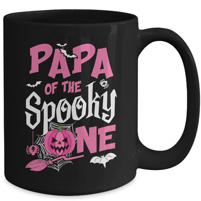 Papa Halloween 1st Birthday Girl Matching Family Spooky One Mug | teecentury