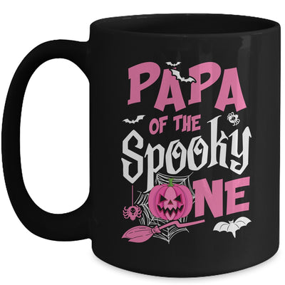 Papa Halloween 1st Birthday Girl Matching Family Spooky One Mug | teecentury