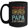Papa Is My Favorite Name Funny Father's Day Papa Mug | teecentury