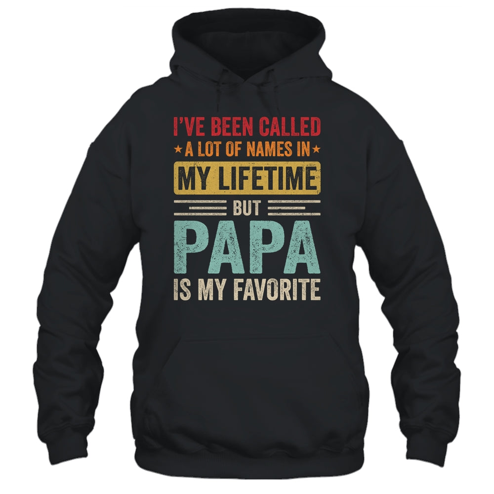 Papa Is My Favorite Name Funny Father's Day Papa Shirt & Hoodie | teecentury
