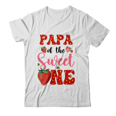 Papa Of Sweet One Strawberry Frist 1st Birthday Girl Shirt & Hoodie | teecentury