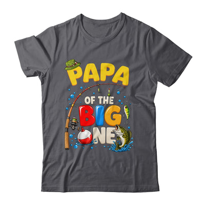 Papa Of The Big One Fishing Birthday Boy Family Party Shirt & Hoodie | teecentury