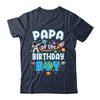 Papa Of The Birthday Boy Astronaut Family Space Planets Shirt & Hoodie | teecentury