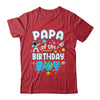 Papa Of The Birthday Boy Astronaut Family Space Planets Shirt & Hoodie | teecentury